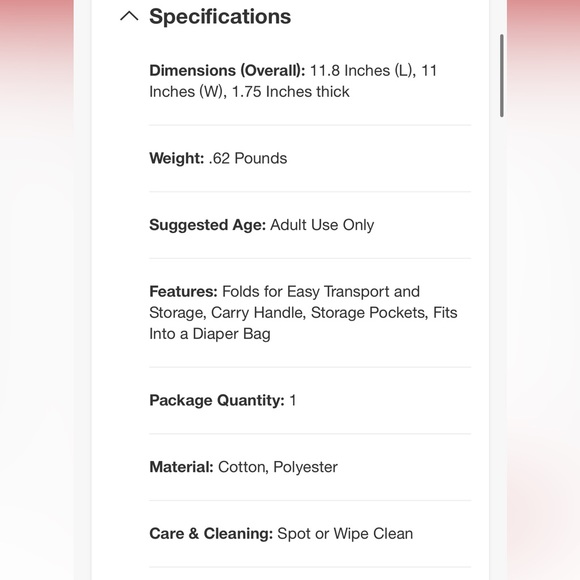 NWT Petunia Pickle Clutch Changing Pad Disney Mickey! - Picture 9 of 9